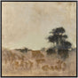 Surya Floresta EFA-003 36"H x 36"W x 1"D Art