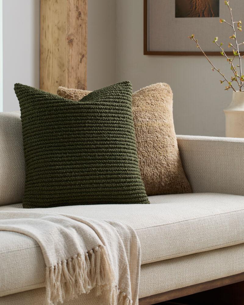 Surya Teris TERS-004 22"L x 22"W Pillow