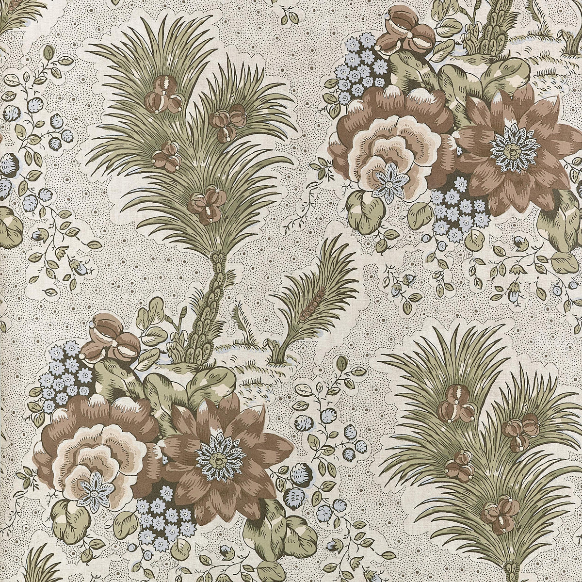 Anna French Drexel Hill Brown Wallpaper