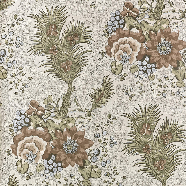 Anna French Drexel Hill Brown Wallpaper