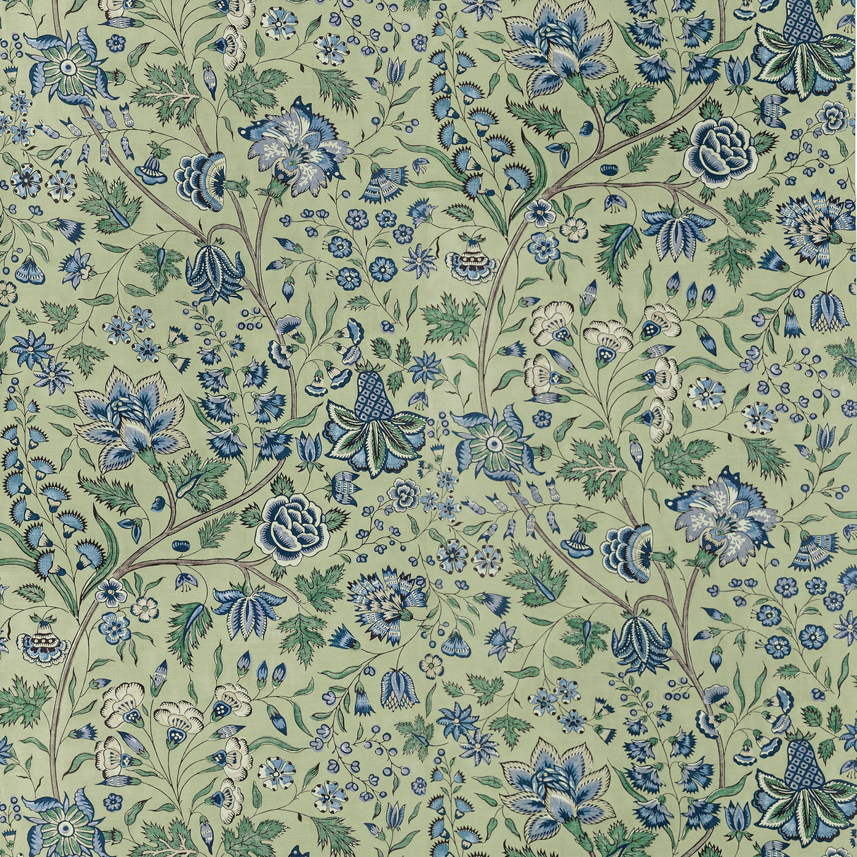 Anna French Francois Green And Blue Wallpaper