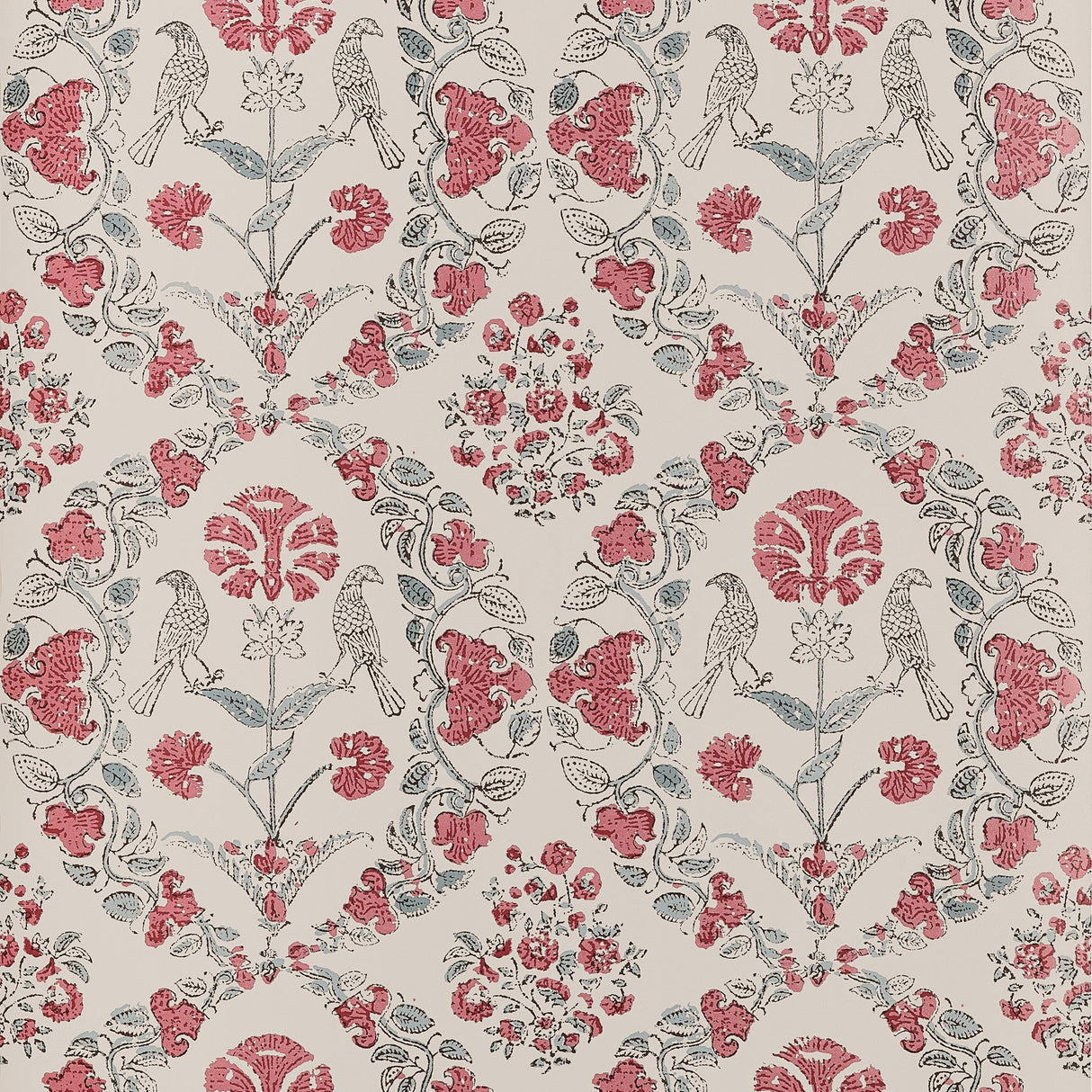 Anna French Paloma Red Wallpaper