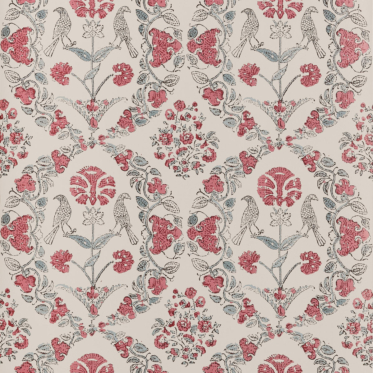 Anna French Paloma Red Wallpaper