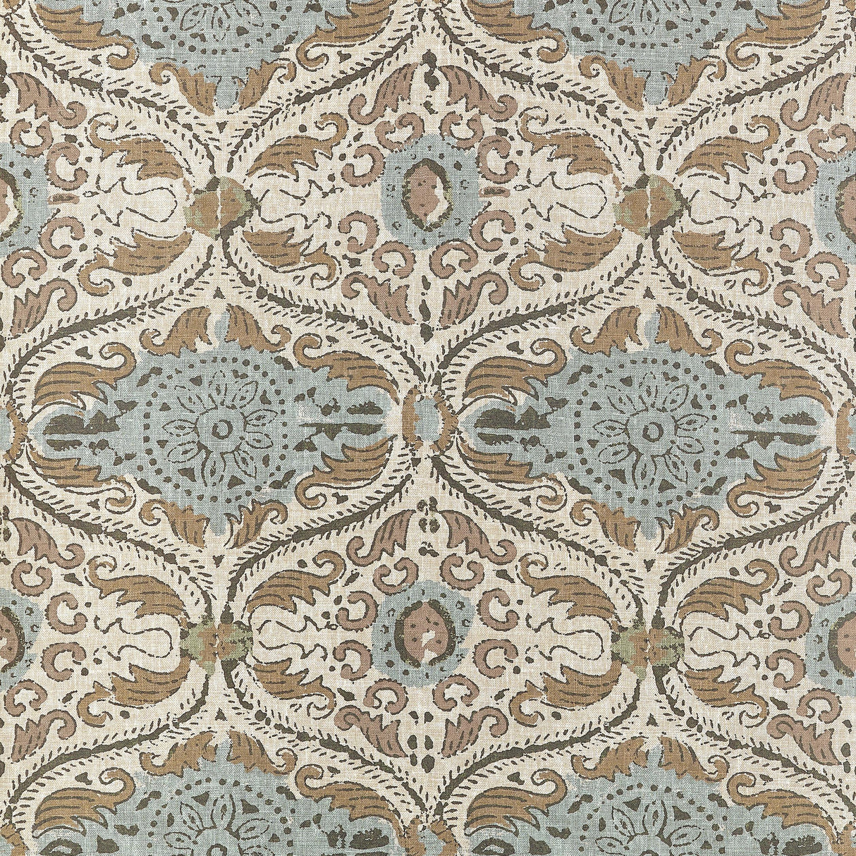Anna French Cecilia Gold And Sage Wallpaper