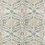 Anna French Cecilia Green And Beige Wallpaper