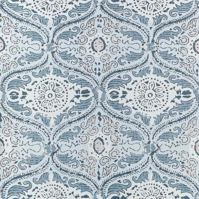 Anna French Cecilia Spa Blue Wallpaper