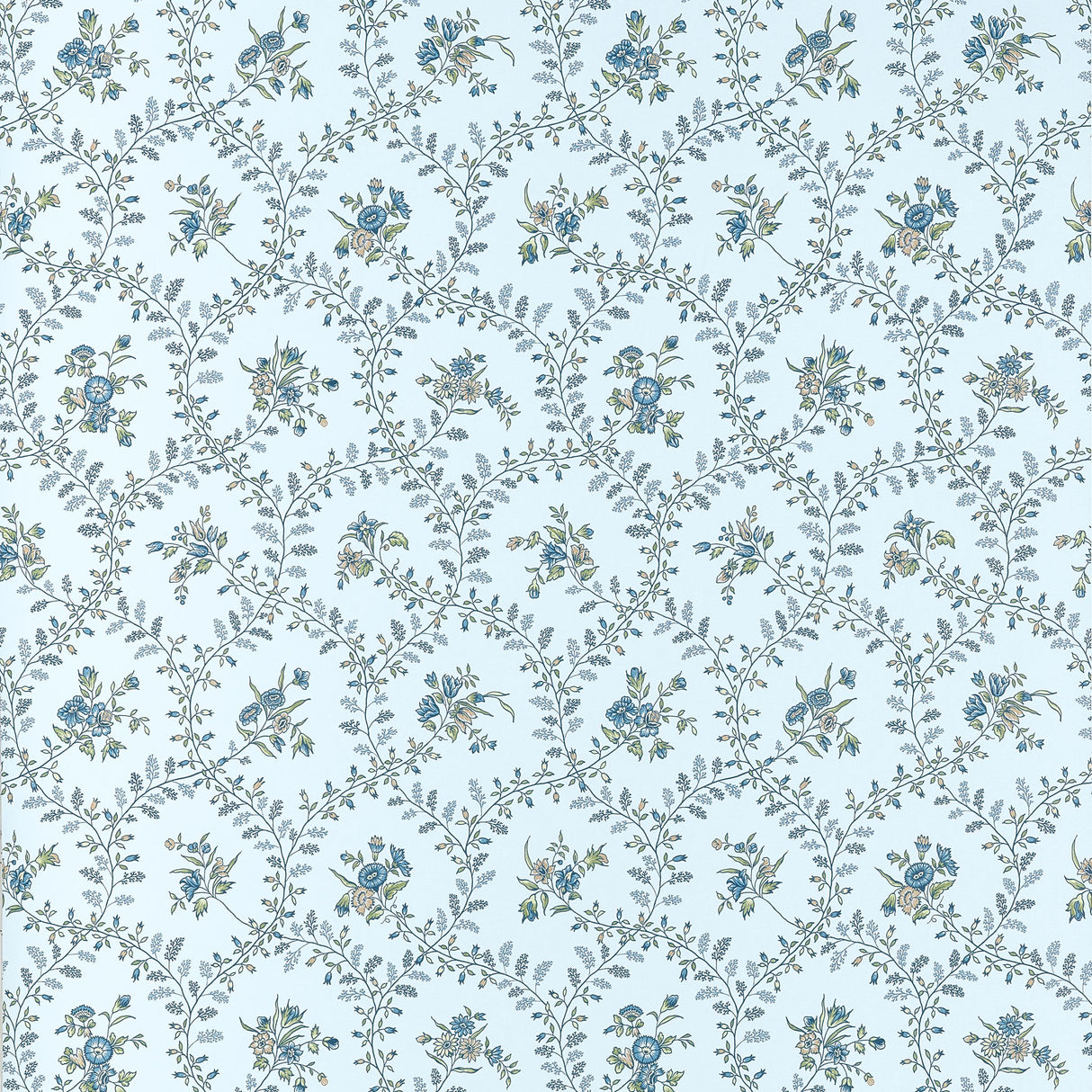Anna French Juliette Trail Spa Blue Wallpaper