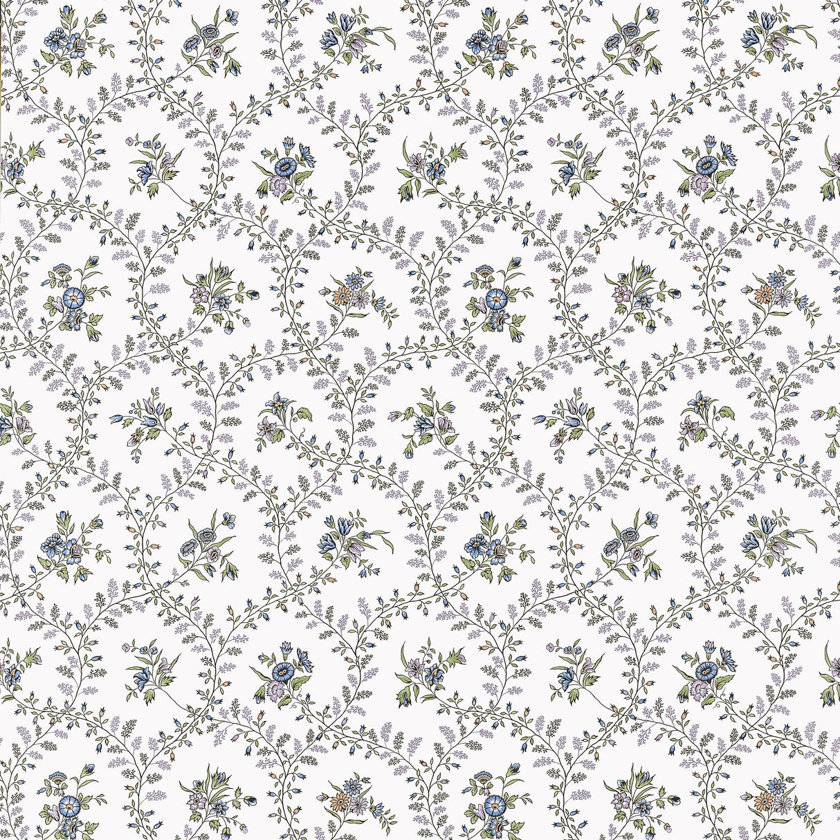 Anna French Juliette Trail Lavender And Blue Wallpaper