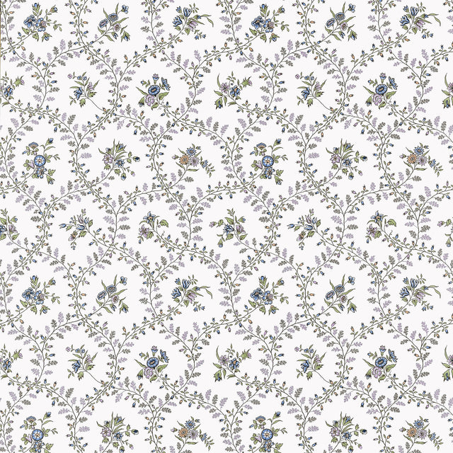 Anna French Juliette Trail Lavender And Blue Wallpaper