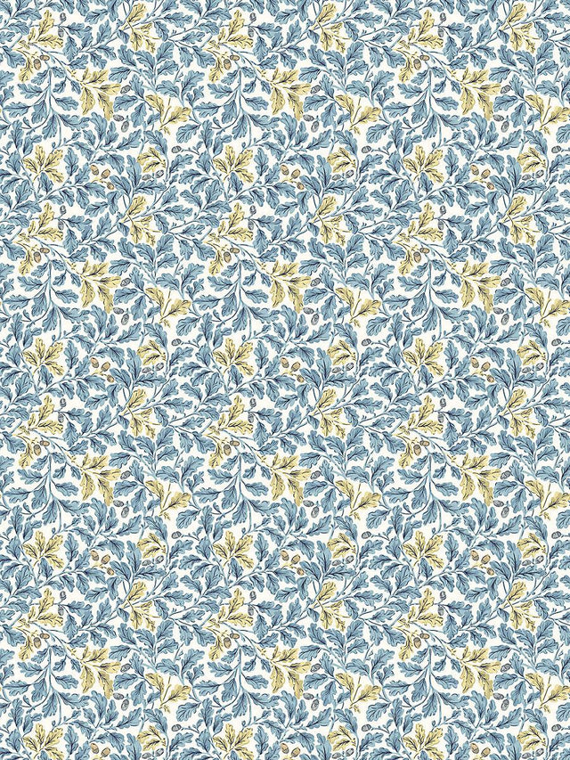 Scalamandre Oaktree Wallcovering Golden Teal Wallpaper