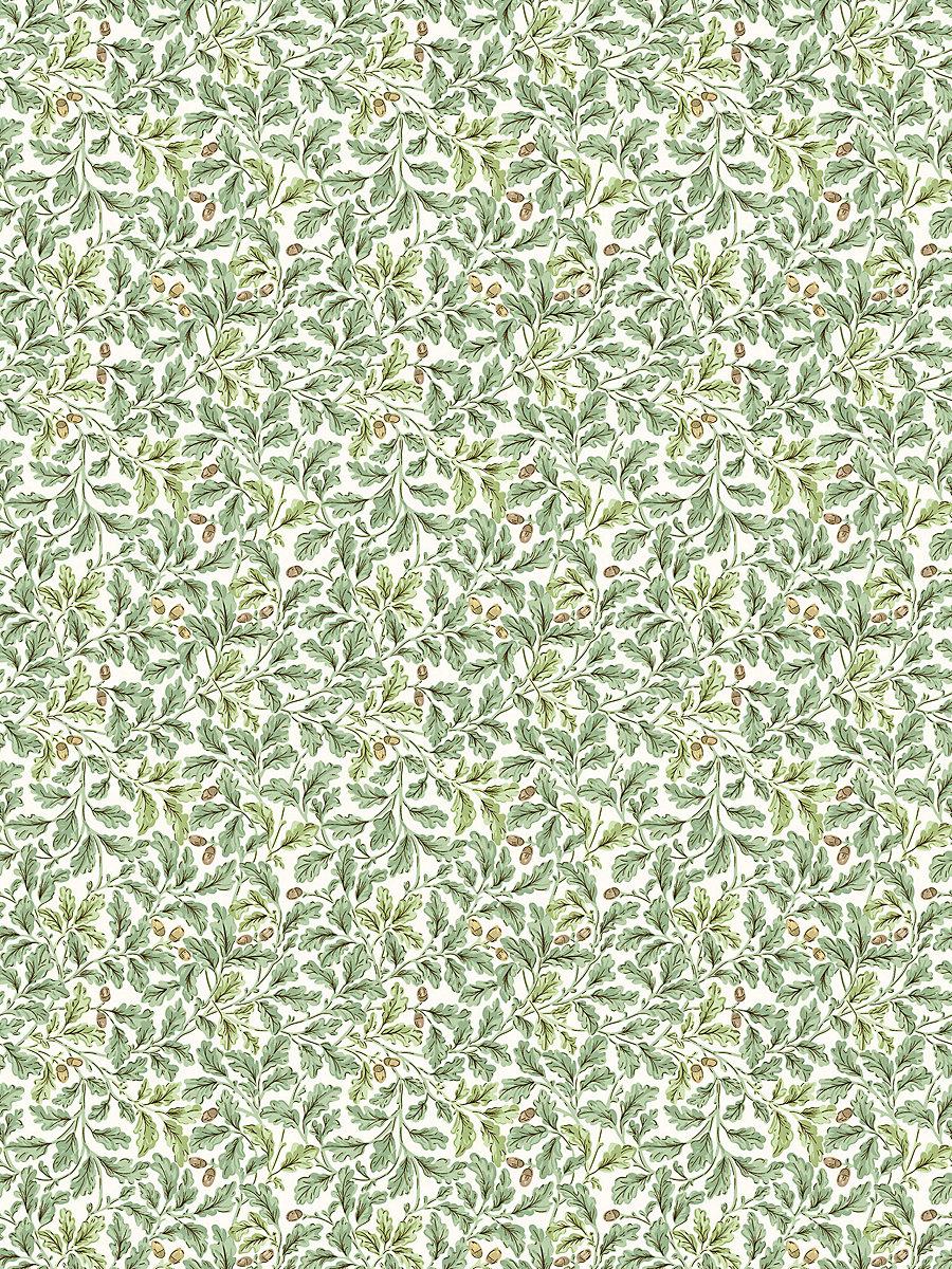 Scalamandre Oaktree Wallcovering Spring Green Wallpaper