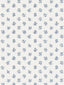 Scalamandre Summer Flora Wallcovering Misty Blueberry Wallpaper