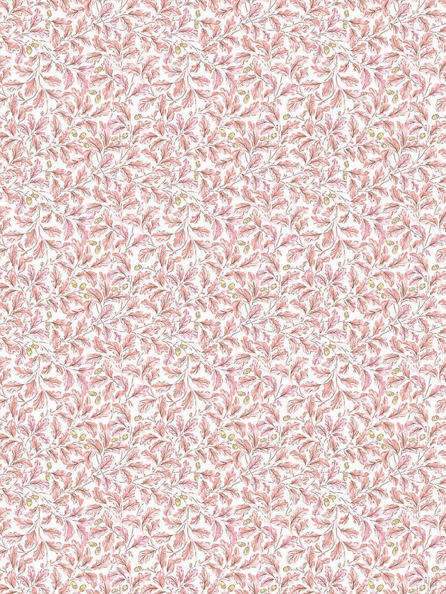 Scalamandre Oaktree Wallcovering Shell Pink Wallpaper