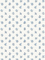 Scalamandre Summer Flora Wallcovering Aqua Bluejay Wallpaper