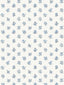 Scalamandre Summer Flora Wallcovering Aqua Bluejay Wallpaper