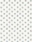 Scalamandre Summer Flora Wallcovering Cobalt Rouge Wallpaper