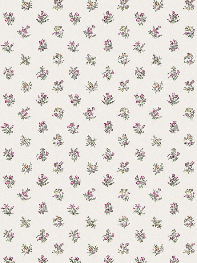 Scalamandre Summer Flora Wallcovering Sorbet Wallpaper