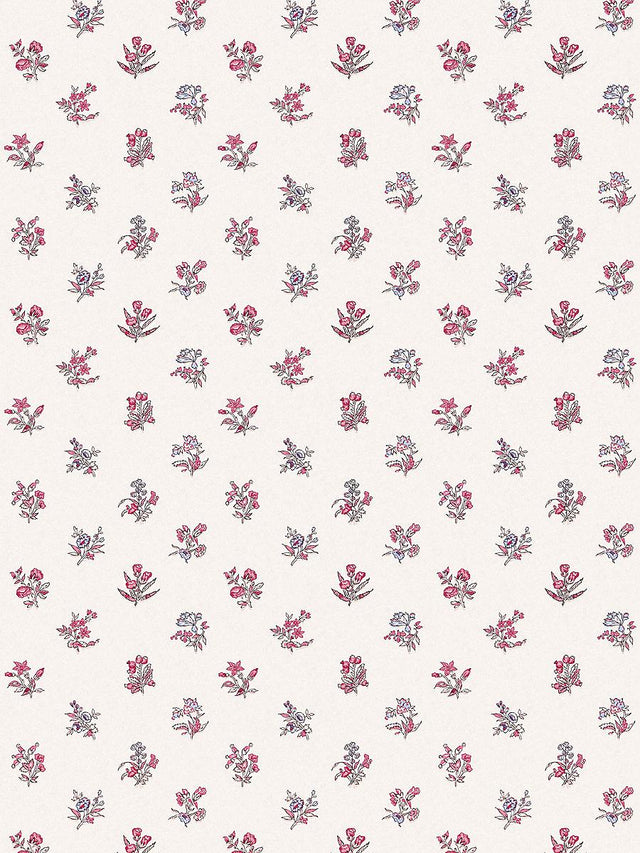 Scalamandre Summer Flora Wallcovering Pastel Peony Wallpaper