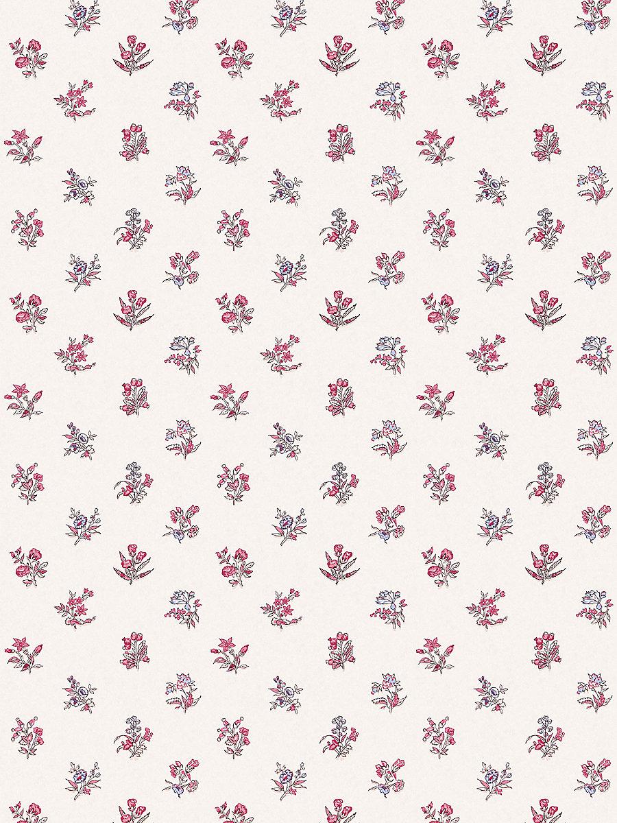 Scalamandre Summer Flora Wallcovering Pastel Peony Wallpaper