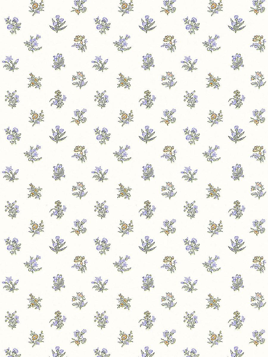 Scalamandre Summer Flora Wallcovering Lavender Wallpaper