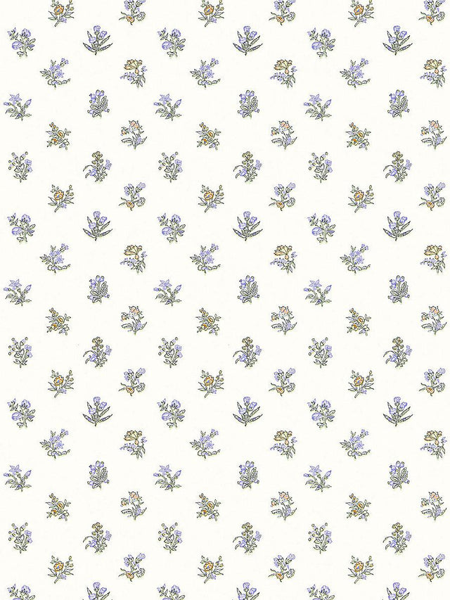 Scalamandre Summer Flora Wallcovering Lavender Wallpaper