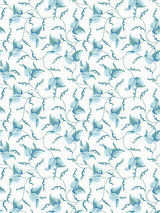Scalamandre Angle Leaf Wallcovering Sky Garden Wallpaper