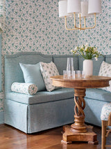 Scalamandre Angle Leaf Wallcovering Sky Garden Wallpaper