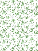 Scalamandre Angle Leaf Wallcovering Moss Wallpaper