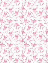 Scalamandre Angle Leaf Wallcovering Peony Wallpaper
