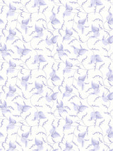 Scalamandre Angle Leaf Wallcovering Lavender Wallpaper
