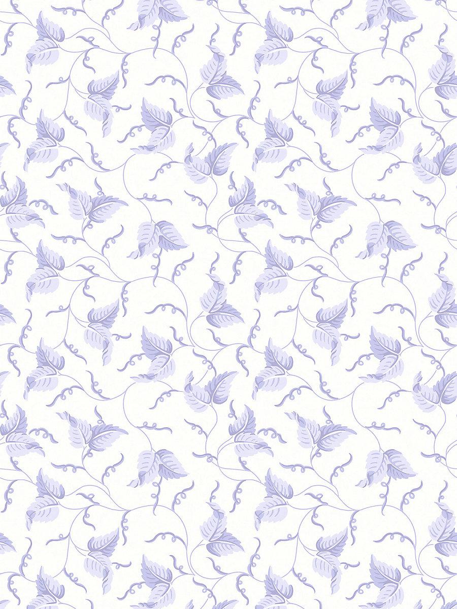 Scalamandre Angle Leaf Wallcovering Lavender Wallpaper
