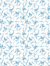 Scalamandre Angle Leaf Wallcovering Robins Egg Wallpaper