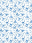 Scalamandre Angle Leaf Wallcovering Cobalt Wallpaper