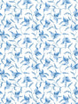 Scalamandre Angle Leaf Wallcovering Cobalt Wallpaper