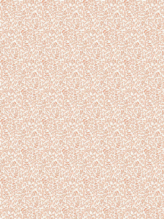 Scalamandre Bandbox Wallcovering Peach Wallpaper
