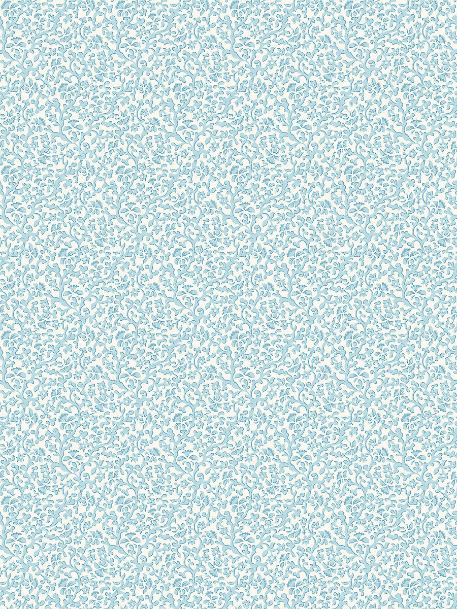 Scalamandre Bandbox Wallcovering Aquamarine Wallpaper