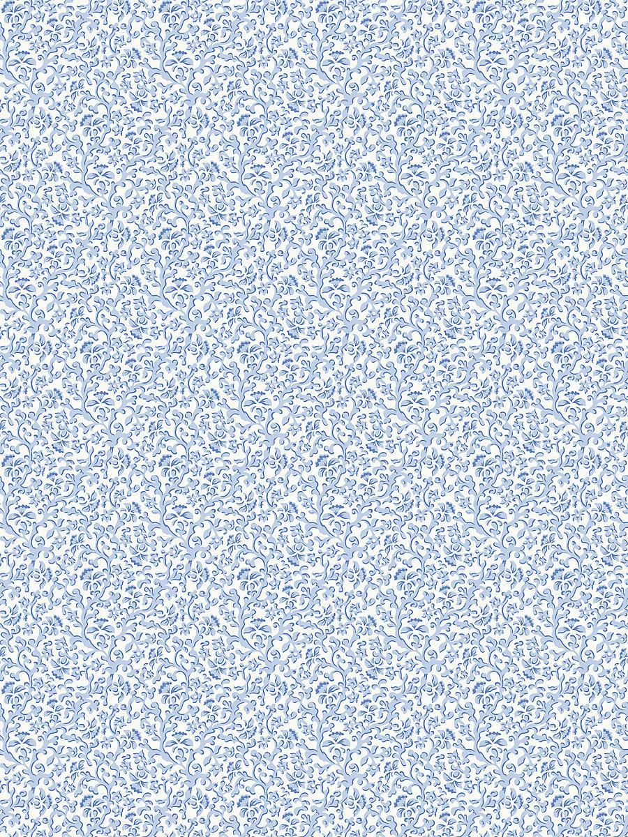 Scalamandre Bandbox Wallcovering Bluebell Wallpaper