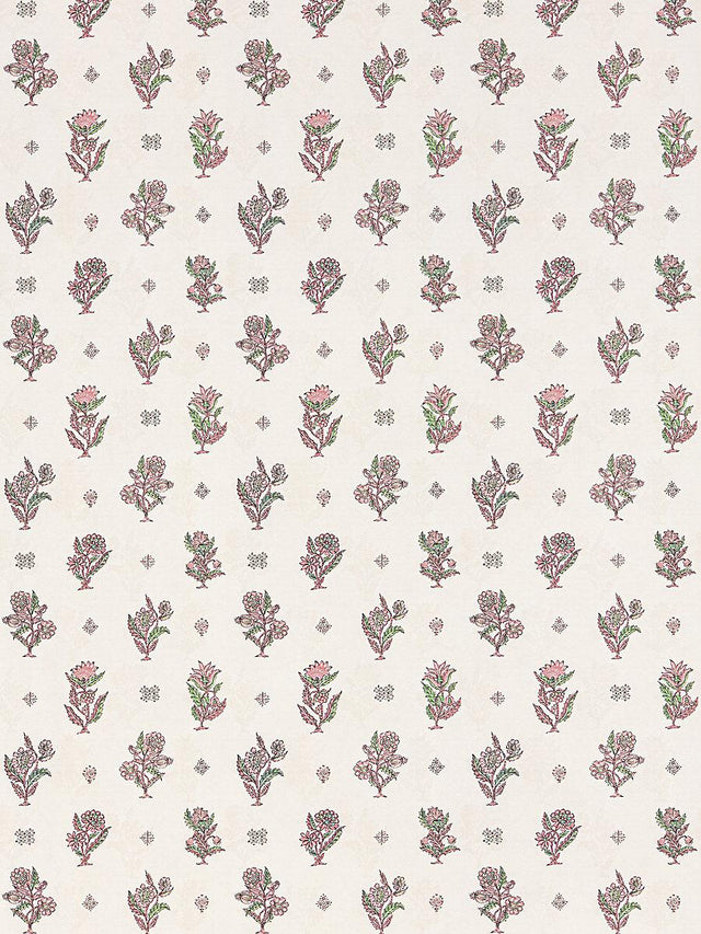 Scalamandre Calico Wallcovering Peony Wallpaper