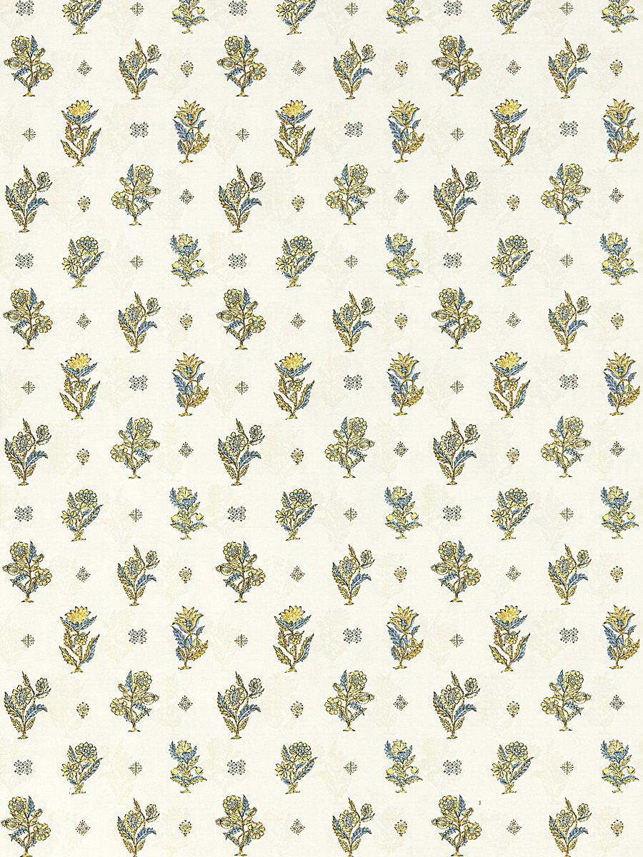Scalamandre Calico Wallcovering Golden Sky Wallpaper