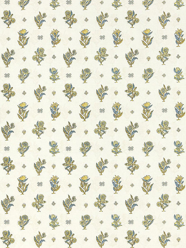 Scalamandre Calico Wallcovering Golden Sky Wallpaper