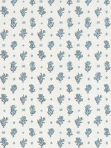 Scalamandre Calico Wallcovering Marine Teal Wallpaper