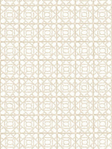 Scalamandre Ormond Fret Wallcovering Buttercream Wallpaper