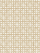 Scalamandre Ormond Fret Wallcovering Twine Wallpaper