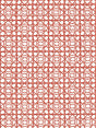 Scalamandre Ormond Fret Wallcovering Lacquer Red Wallpaper