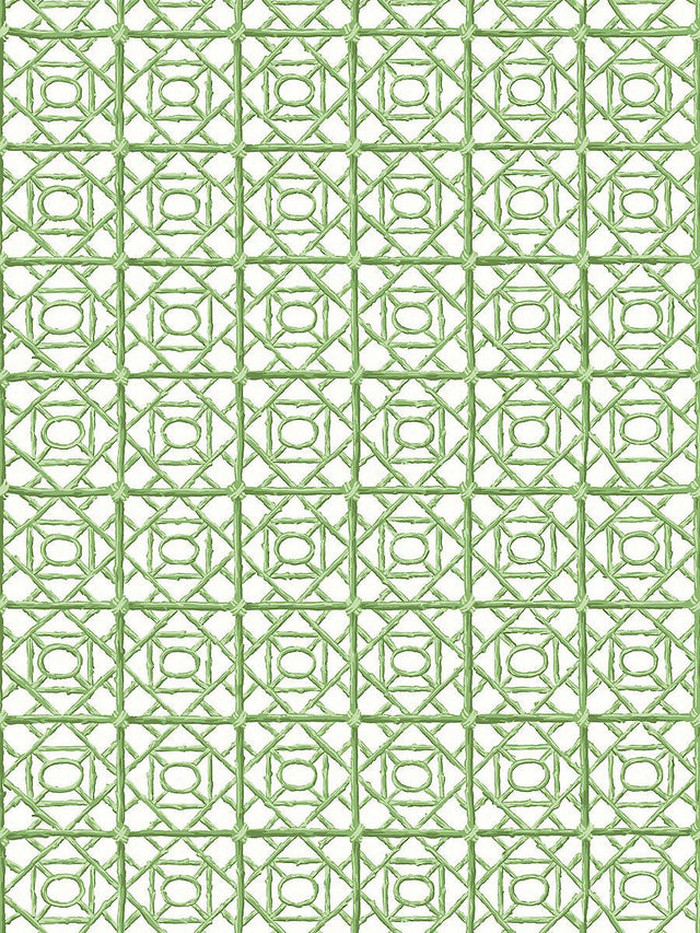 Scalamandre Ormond Fret Wallcovering Grass Wallpaper