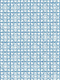 Scalamandre Ormond Fret Wallcovering Cobalt Wallpaper