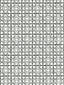 Scalamandre Ormond Fret Wallcovering Charcoal Wallpaper