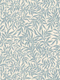 Scalamandre Willow Wallcovering Misty Blue Wallpaper