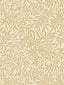 Scalamandre Honeysuckle Wallcovering Lime Peach Wallpaper