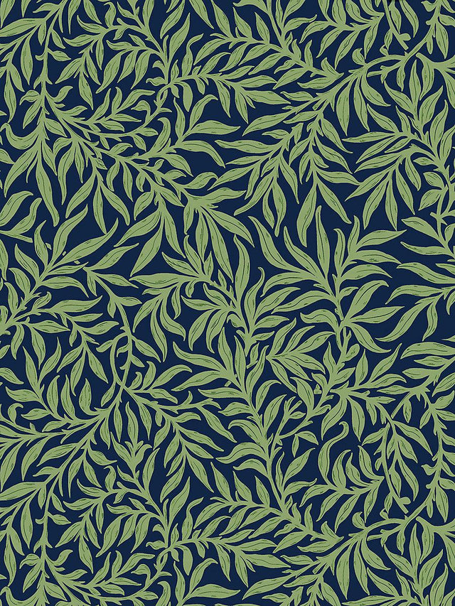 Scalamandre Willow Wallcovering Midnight Wallpaper